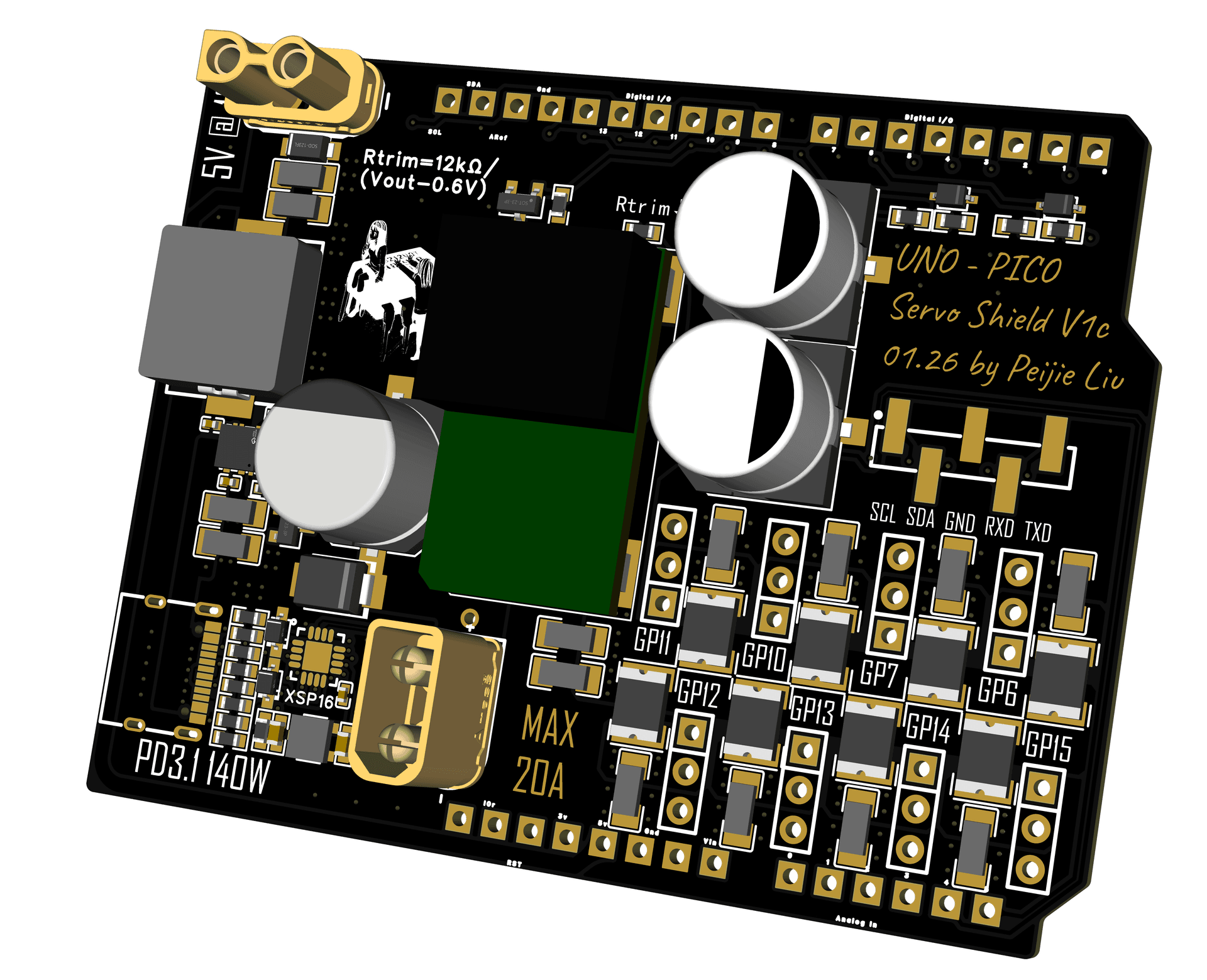 Post-Hackathon Iteration: Designing a Better Servo Driver Shield