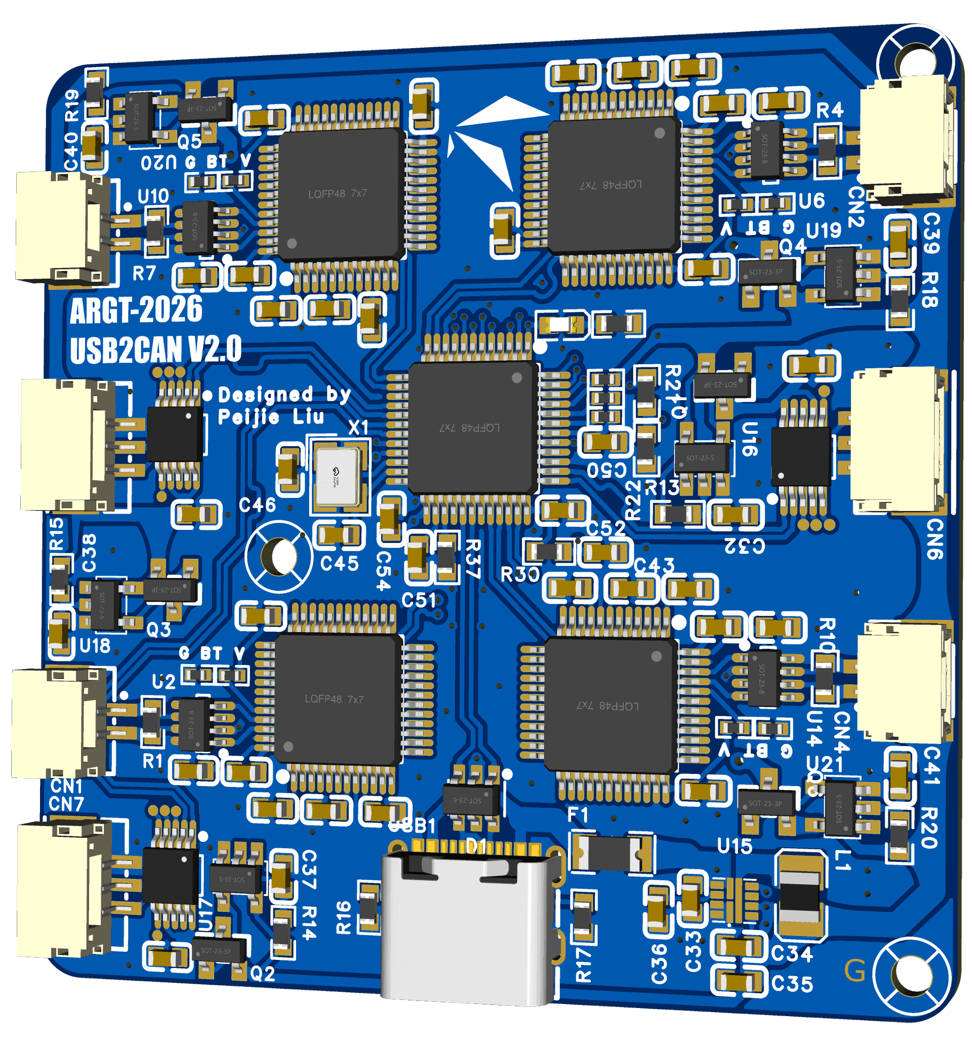 Multi-Channel USB to CAN / UART Converter — RoboMaster Control Interface